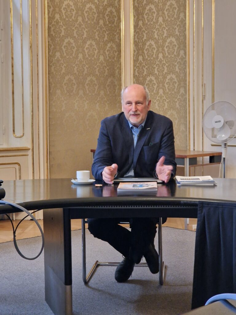 Meeting with Prof. Lutz, visit of IIASA