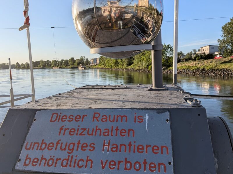 Exklusiver Besuch der Rollfähre Klosterneuburg